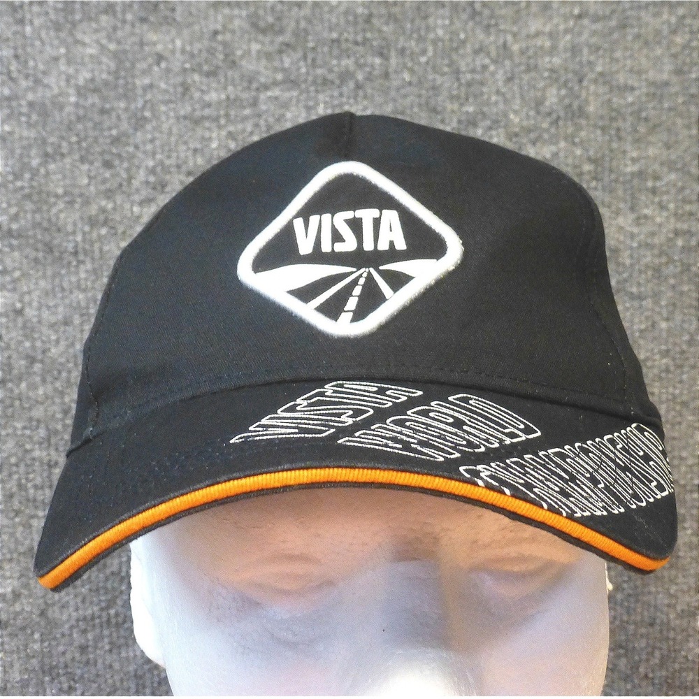 Volvo VISTA World Championship Hat Black Orange Performance Is Everything Cap